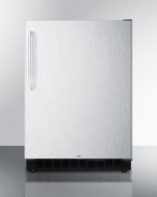 SUMMIT  24" Wide Built-In All-Refrigerator, ADA Compliant - Other (AL54CSSTB)