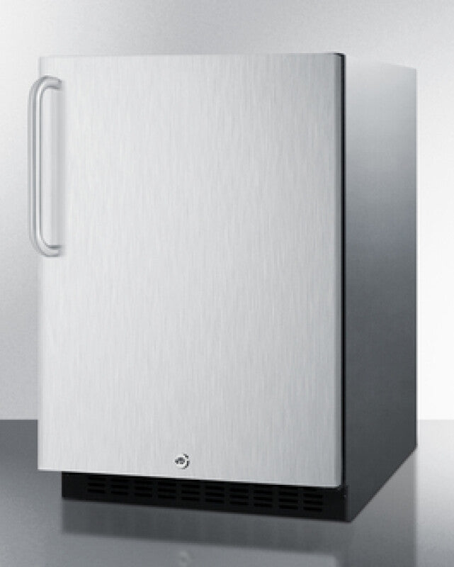 SUMMIT  24" Wide Built-In All-Refrigerator, ADA Compliant - Other (AL54CSSTB)