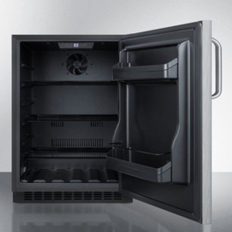 SUMMIT  24" Wide Built-In All-Refrigerator, ADA Compliant - Other (AL54CSSTB)