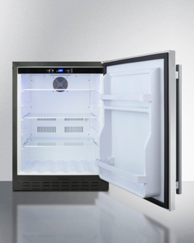 SUMMIT 24" Wide Built-In All-Refrigerator, ADA Compliant - Other (AL55CSS)