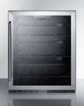 SUMMIT  24" Wide Built-In Beverage Center, ADA Compliant - Stainless Steel (AL57GCSS)