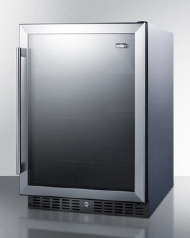 SUMMIT  24" Wide Built-In Beverage Center, ADA Compliant - Stainless Steel (AL57GCSS)