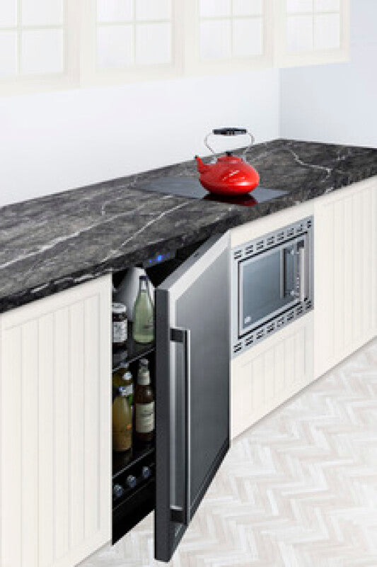 SUMMIT  24" Wide Built-In Beverage Center, ADA Compliant - Stainless Steel (AL57GCSS)