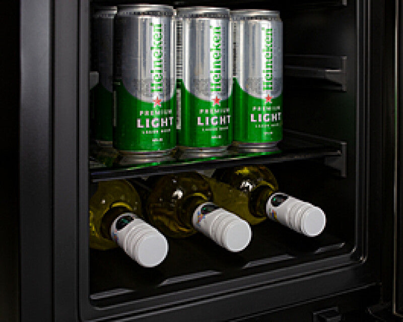 SUMMIT  15" Wide Built-In Beverage Center, ADA Compliant - Black (ALBV15)