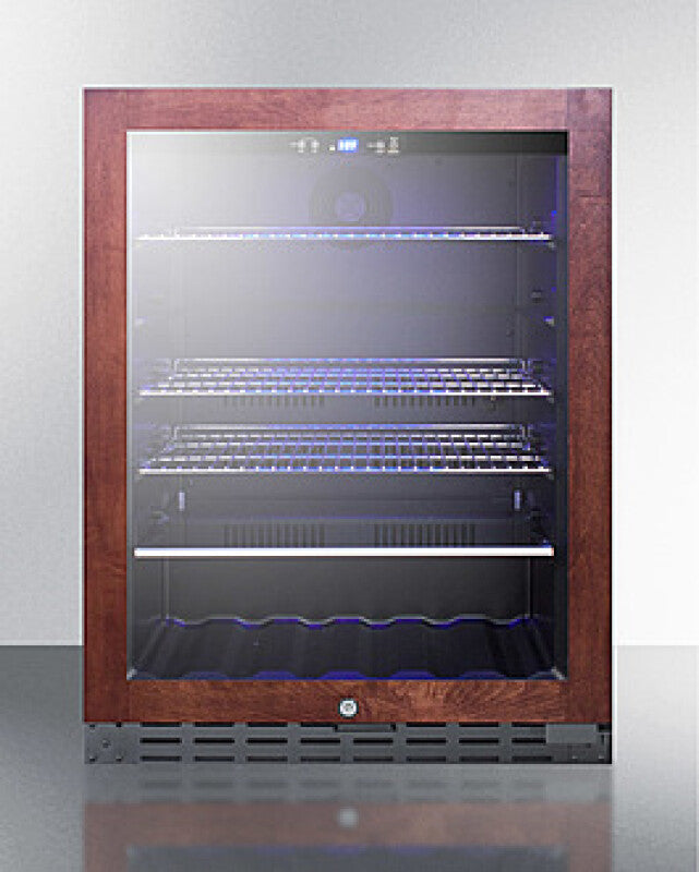 SUMMIT  24" Wide Built-In Beverage Cooler, ADA Compliant - Panel-Ready (ALBV2466PNR)