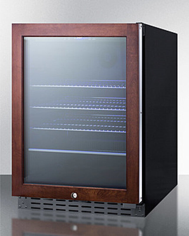 SUMMIT  24" Wide Built-In Beverage Cooler, ADA Compliant - Panel-Ready (ALBV2466PNR)