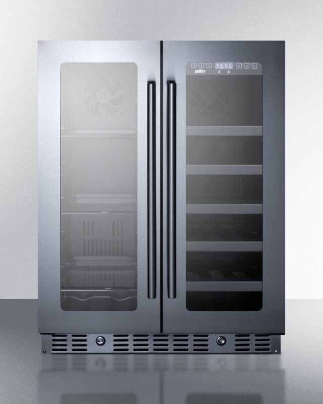 Summit  24" Built-In Wine/Beverage Center, ADA Compliant - Black (ALFD24WBV)