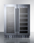 Summit  24" Built-In Wine/Beverage Center, ADA Compliant - Black (ALFD24WBV)