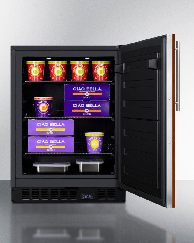 SUMMIT  24" Wide Built-In All-Freezer, ADA Compliant (Panel Not Included) - Panel-Ready (ALFZ53IF)