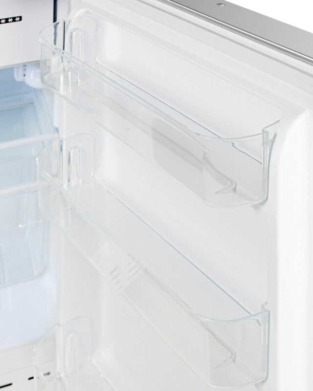 SUMMIT  21" Wide Built-in Refrigerator-Freezer, ADA Compliant - White (ALRF48SSHV)