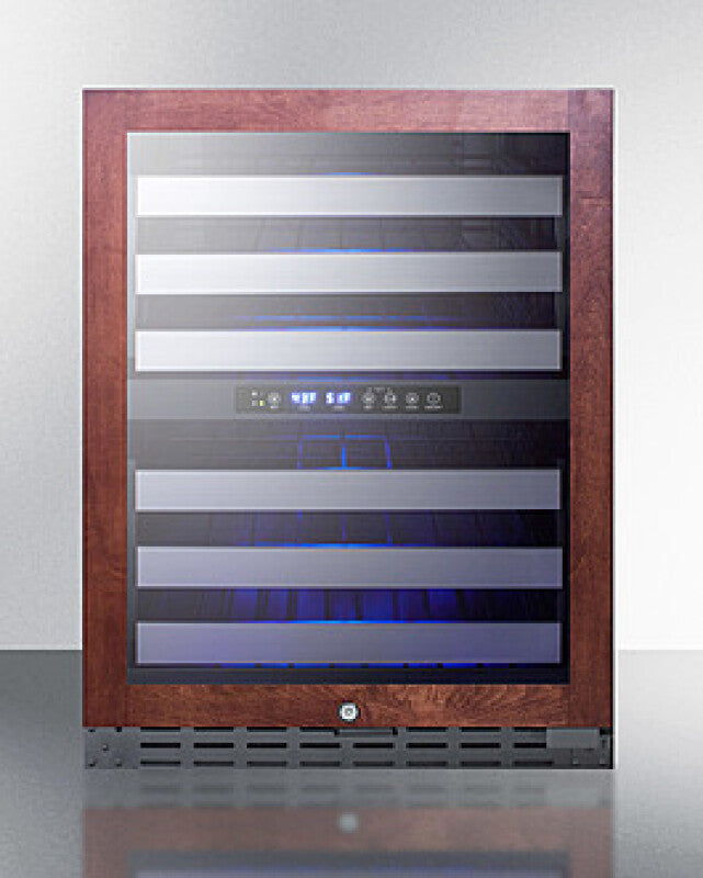 SUMMIT  24" Wide Built-In Wine Cellar, ADA Compliant (Panel Not Included) - Black (ALWC532PNR)