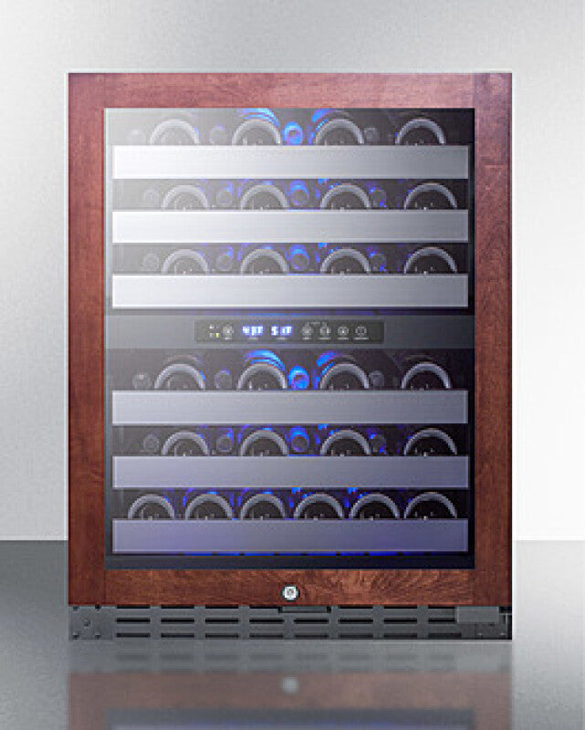 SUMMIT  24" Wide Built-In Wine Cellar, ADA Compliant (Panel Not Included) - Black (ALWC532PNR)