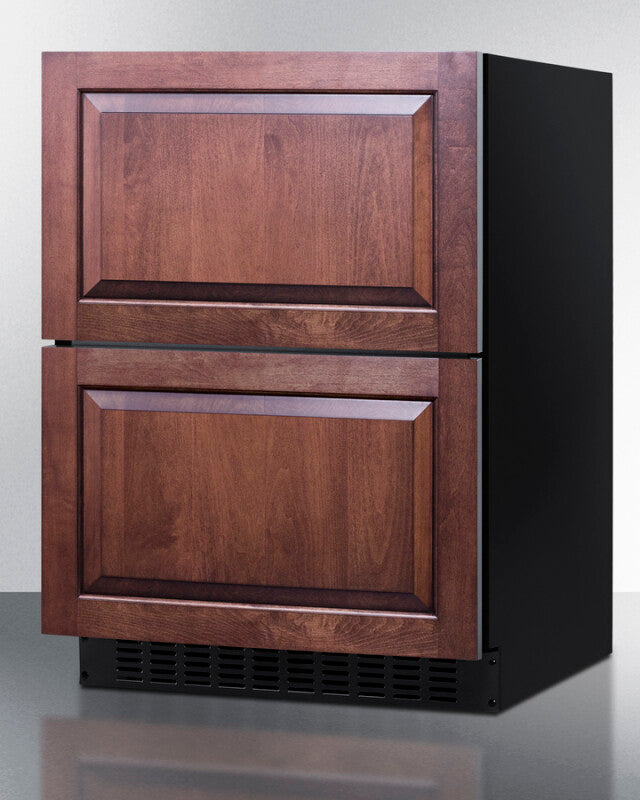 SUMMIT  24" Wide 2-Drawer All-Refrigerator, ADA Compliant - Stainless Steel (ASDR2414)