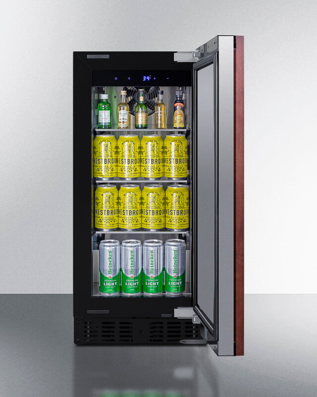 SUMMIT  15" Wide Built-In All-Refrigerator, ADA Compliant - Panel-Ready (ASDS1523IF)