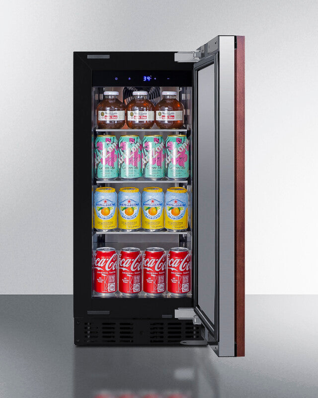 SUMMIT  15" Wide Built-In All-Refrigerator, ADA Compliant - Panel-Ready (ASDS1523IF)