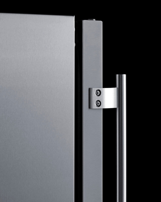 Summit  24" Wide Built-In All-Refrigerator, ADA Compliant - Stainless Steel (ASDS2413CSS)