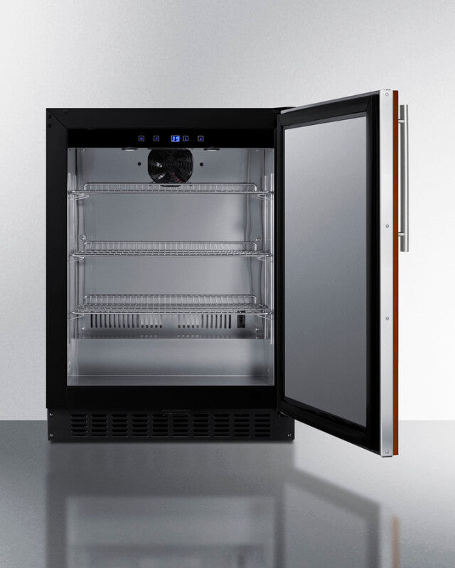 SUMMIT  24" Wide Built-In All-Refrigerator, ADA Compliant (Panel Not Included) - Panel-Ready (ASDS2413IF)