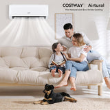 Costway Airtural 18,000 BTU 21 SEER2 Ductless Mini Split Air Conditioner Heater 208-230V Energy Star 29843657 New