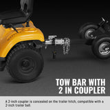 MechMaxx B150 Wood Chipper 6" ZONSEN Electric Start 459cc 15HP Gas Powered 4-Wheel Drum with Taillight New