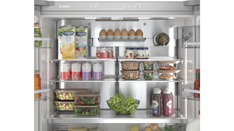 Bosch  800 Series French Door Bottom Mount Refrigerator, Glass door 36'', Total No Frost - White (B36CL81ENW)