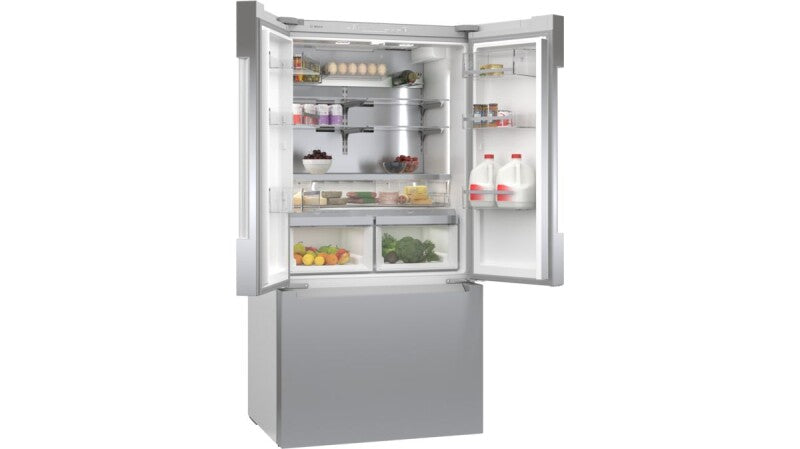 BOSCH  800 Series French Door Bottom Mount Refrigerator 36'' - Stainless Steel (B36CT81ENS)