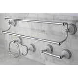 Kingston Brass Victorian 4-Piece Dual Towel Bar Bathroom Hardware Set (BAK1113478)
