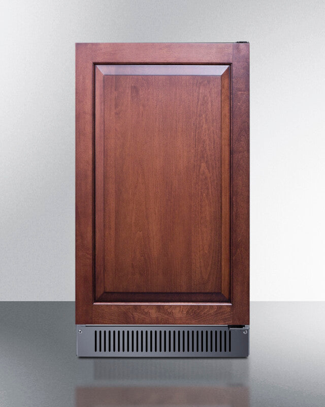 SUMMIT  18" Wide Clear Icemaker, ADA Compliant (Panel Not Included) - Panel-Ready (BIM182ADAIF)