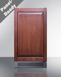 SUMMIT  18" Wide Clear Icemaker, ADA Compliant (Panel Not Included) - Panel-Ready (BIM182ADAIF)