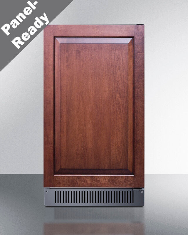 SUMMIT  18" Wide Clear Icemaker, ADA Compliant (Panel Not Included) - Panel-Ready (BIM182ADAIF)