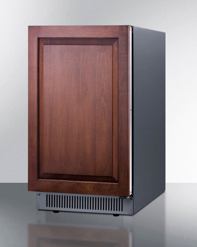 SUMMIT  18" Wide Clear Icemaker, ADA Compliant (Panel Not Included) - Panel-Ready (BIM182ADAIF)