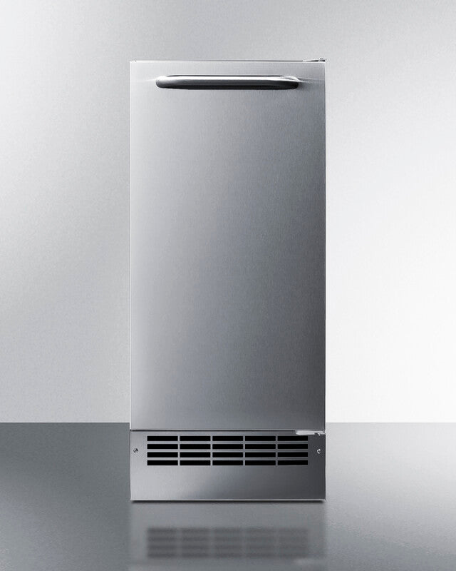 Summit  25 lb. Drain-Free Icemaker, ADA Compliant - Stainless Steel (BIM26H32)
