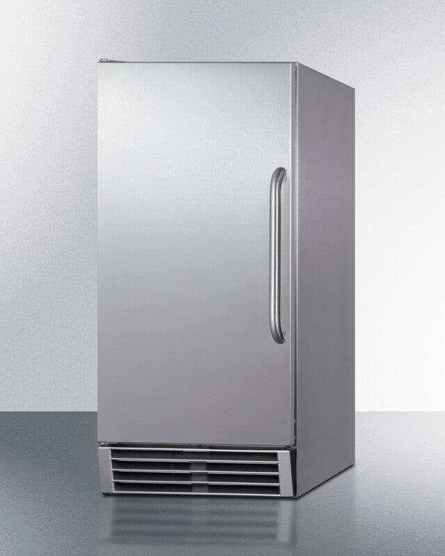 Summit  Built-In Outdoor 45 lb. Clear Icemaker, ADA Compliant - Stainless Steel (BIM47OSADA)
