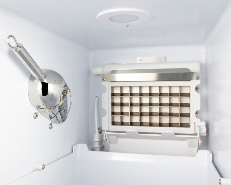Summit  Built-In Outdoor 45 lb. Clear Icemaker, ADA Compliant - Stainless Steel (BIM47OSADA)