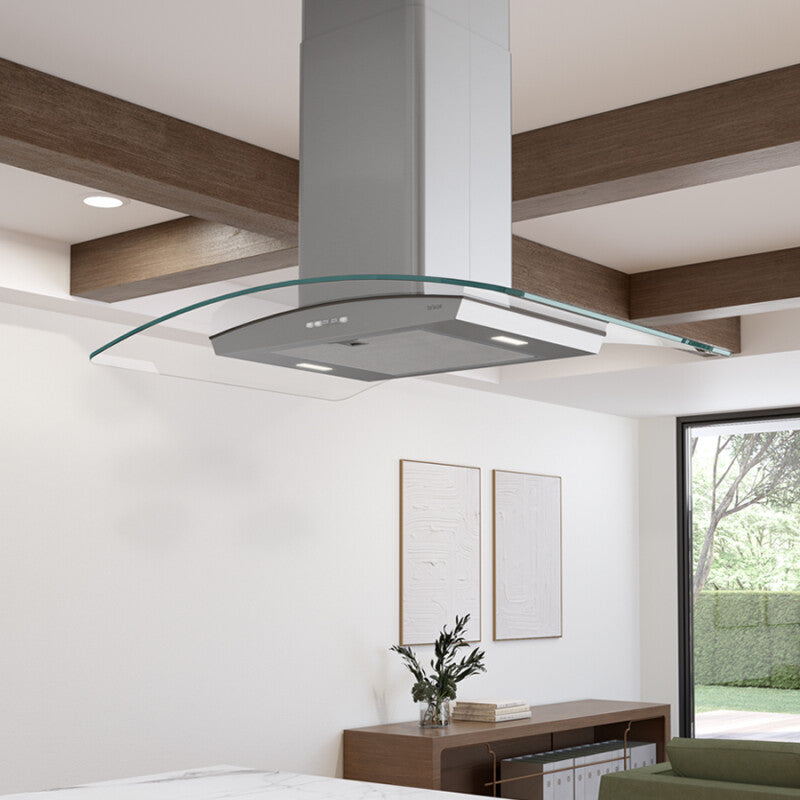 Brisas  BML Island - Stainless & Glass (BMLE30CG)