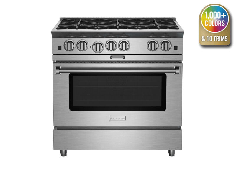 BLUESTAR  36″ Platinum Series Range - Stainless Steel (BSP366B)