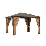 Costway All-Weather Gazebo Dining Combo Patio Furniture 76218795 New