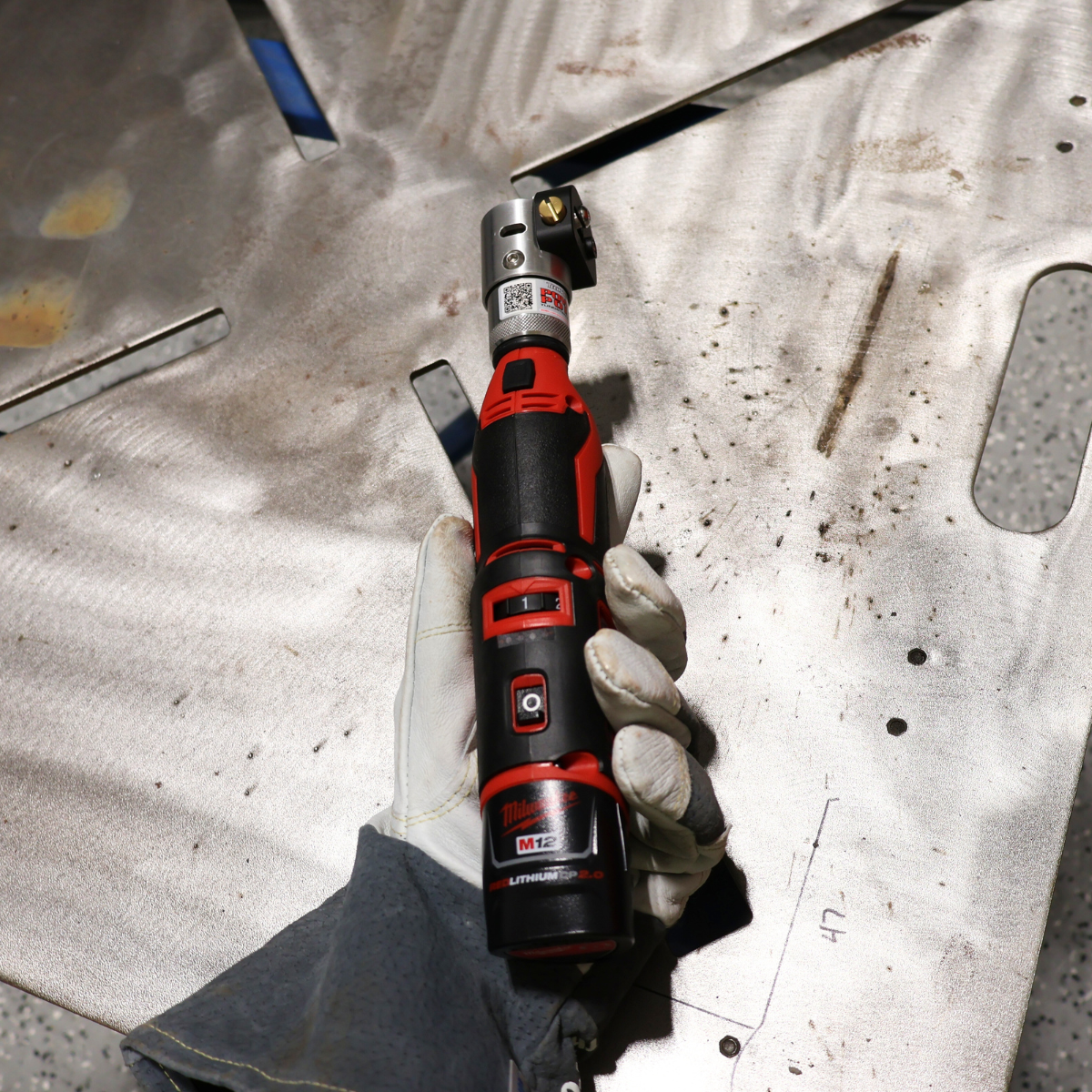Milwaukee Adjustable Power Point Cordless Tungsten Grinder, 15° - 45°