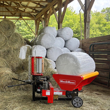 MechMaxx HW20 Bale Wrapper 7HP 212cc Gasoline Engine Powered 20" Wrapping Diameter New