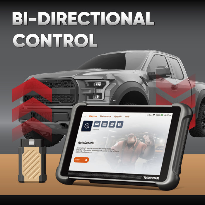 Thinkcar Platinum 191 Diagnostic Scanner 8" Full System OBD2 Scan Tool with Active Test Functions New