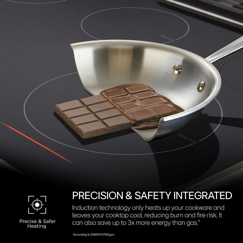 LG  36 Inch Smart Induction Cooktop With Ultraheat™ 4.3kw Element - Black Ceramic (CBIH3613BE)