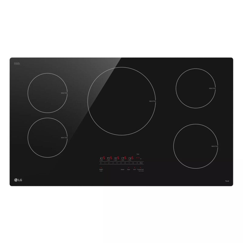 LG  36 Inch Smart Induction Cooktop With Ultraheat™ 4.3kw Element - Black Ceramic (CBIH3613BE)