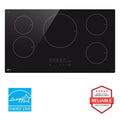 LG  36 Inch Smart Induction Cooktop With Ultraheat™ 4.3kw Element - Black Ceramic (CBIH3613BE)