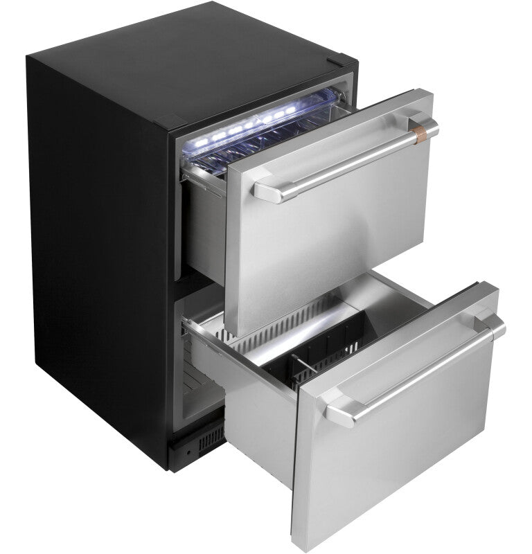 CAFE  Caf? 5.7 Cu. Ft. Built-in Dual-drawer Refrigerator - Stainless Steel (CDE06RP2NS1)