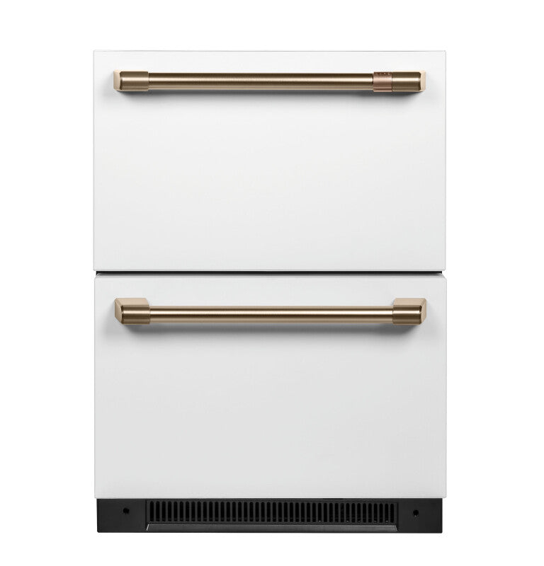 CAFE  Caf? 5.7 Cu. Ft. Built-in Dual-drawer Refrigerator - Matte White (CDE06RP4NW2)