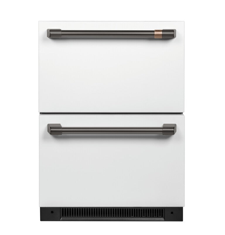 CAFE  Caf? 5.7 Cu. Ft. Built-in Dual-drawer Refrigerator - Matte White (CDE06RP4NW2)