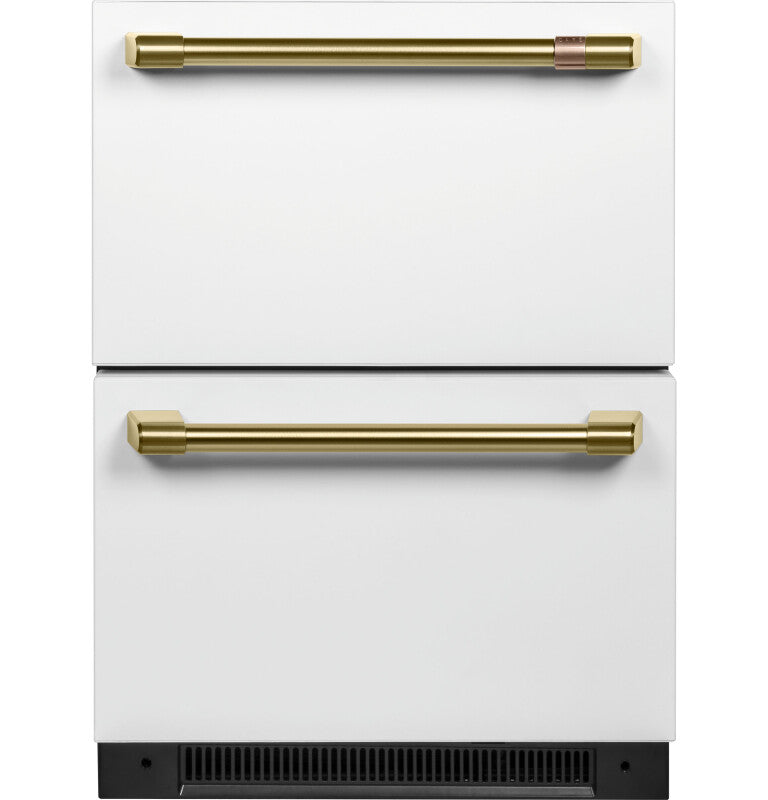 CAFE  Caf? 5.7 Cu. Ft. Built-in Dual-drawer Refrigerator - Matte White (CDE06RP4NW2)