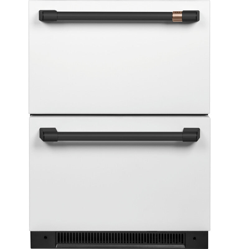 CAFE  Caf? 5.7 Cu. Ft. Built-in Dual-drawer Refrigerator - Matte White (CDE06RP4NW2)