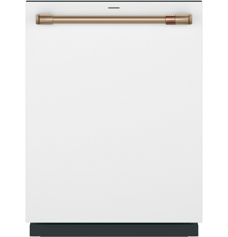 CAFE  Caf? Customfit Stainless Interior Smart Dishwasher With Ultra Wash Top Rack And Dual Convection Ultra Dry, 44 Dba - Matte White (CDT858P4VW2)