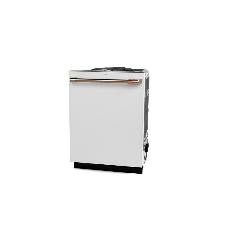 CAFE  Caf? Customfit Stainless Interior Smart Dishwasher With Ultra Wash Top Rack And Dual Convection Ultra Dry, 44 Dba - Matte White (CDT858P4VW2)
