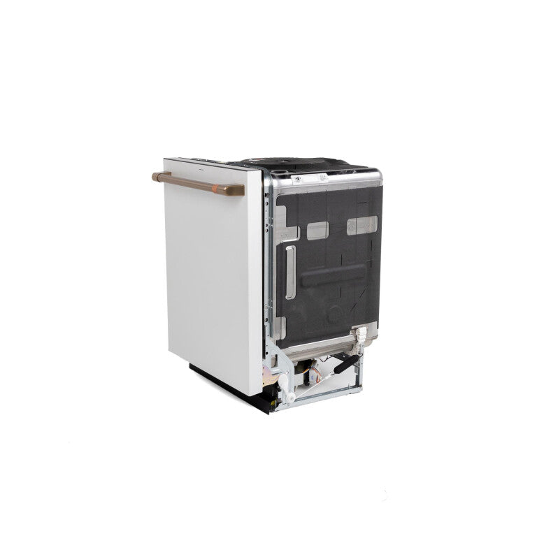 CAFE  Caf? Customfit Stainless Interior Smart Dishwasher With Ultra Wash Top Rack And Dual Convection Ultra Dry, 44 Dba - Matte White (CDT858P4VW2)